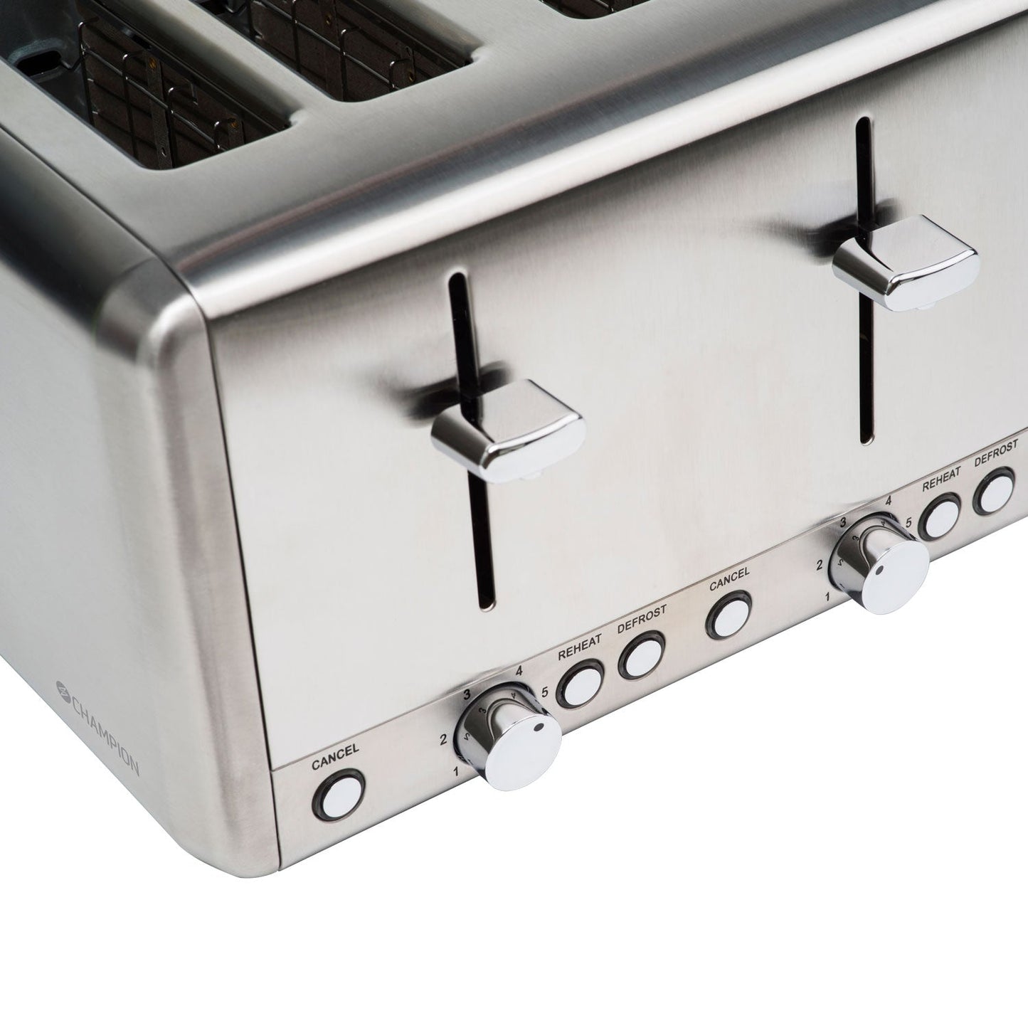 Brödrost 4 skivor 1000W BR420 Rostfri
